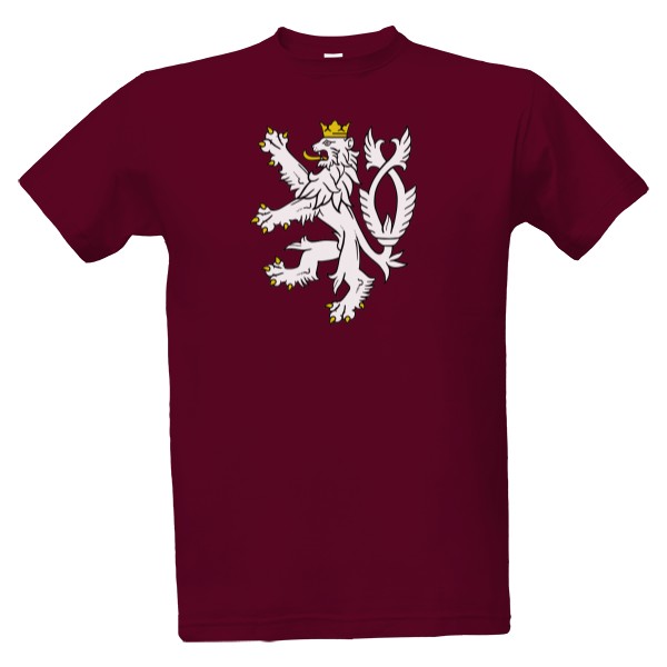 Tričko s potiskem Czech lion